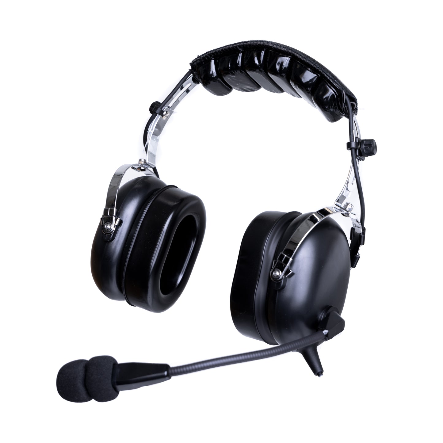 BH aviation headset Alpha Lite with microphone for student pilot everyday fly general aviation, black, durable comfortable reliable