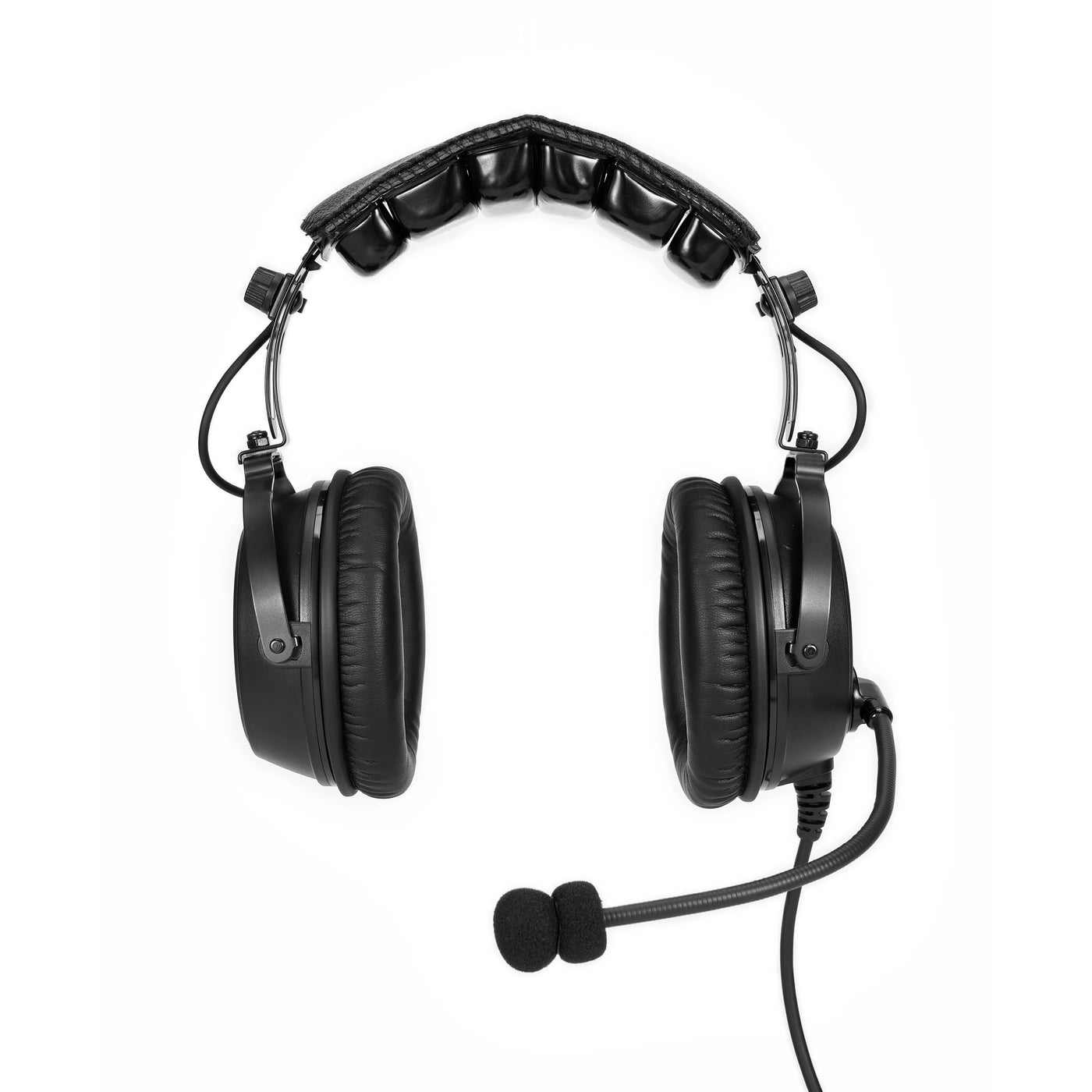 BH Alpha Lightweight ANR Aviation Headset with Bluetooth front view